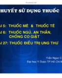 Bài giảng Lý thuyết sử dụng thuốc - GV. Trần Ngọc Châu