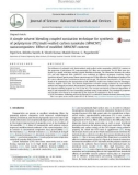 A simple solvent blending coupled sonication technique for synthesis of polystyrene (PS)/multi-walled carbon nanotube (MWCNT) nanocomposites: Effect of modified MWCNT content