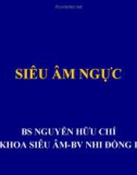 SIÊU ÂM NGỰC