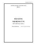 Bài giảng Nội bệnh lý 4: Phần 1 - Trường ĐH Võ Trường Toản