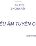 Bài giảng Siêu âm tuyến giáp - BS. Đỗ Thị Nụ