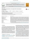 CO sensing characteristics of In-doped ZnO semiconductor nanoparticles