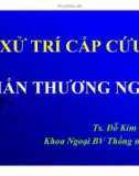 Bài giảng Xử trí cấp cứu chấn thương ngực - TS. Đỗ Kim Quế