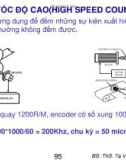 Bài giảng Bộ đếm tốc độ cao (High speed counter: HSC) - BS.ThS. Tạ Văn Phương