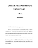 CÁC BỆNH NHIỄM VI NẤM TRONG NHIỄM HIV/AIDS (Kỳ 4)