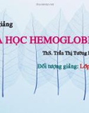 Bài giảng: Hóa học HEMOGLOBIN