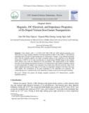 Magnetic, DC electrical, and impedance properties of Zn doped Yttrium iron garnet nanoparticles