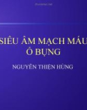 SIÊU ÂM MẠCH MÁU Ổ BỤNG