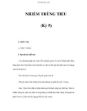 NHIỄM TRÙNG TIỂU (Kỳ 5)