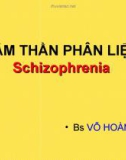 Bài giảng Tâm thần phân liệt (Schizophrenia) - BS. Võ Hoàng Long