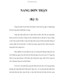 NANG ĐƠN THẬN (Kỳ 1)