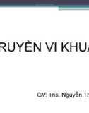 Bài giảng Di truyền vi khuẩn - ThS. Nguyễn Thanh Tố Nhi