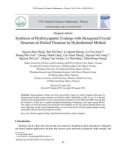 Synthesis of hydroxyapatite coatings with hexagonal crystal structure on etched titanium by hydrothermal method