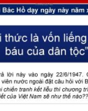 Bài giảng Giải phẫu sinh lý: Hệ hô hấp