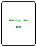 Siêu vi gây viêm họng