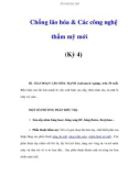 Chống lão hóa & Các công nghệ thẩm mỹ mới (Kỳ 4)