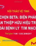 Bài giảng Chẹn Beta: Biện pháp can thiệp hữu hiệu trên dải bệnh lý tim mạch - TS. Hồ Huỳnh Quang Trí