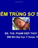 Bài giảng Nhiễm trùng sơ sinh - BS.ThS. Phạm Diệp Thùy Dương