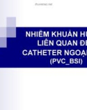 Bài giảng Nhiễm khuẩn huyết liên quan đến catheter ngoại biên (PVC_BSI)