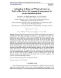 Adsorption of direct red 79 in wastewater on Fe2Fe1-XMnXO4 (x = 0-1) nanoparticles prepared by co-precipitation method