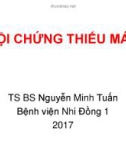 Bài giảng Hội chứng thiếu máu - TS. BS. Nguyễn Minh Tuấn