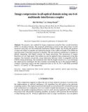 Image compression in all-optical domain using one 6×6 multimode interference coupler