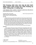 Tổn thương nhồi máu não cấp do bóc tách động mạch cảnh trong sau chấn thương sọ mặt: Thông báo 2 trường hợp