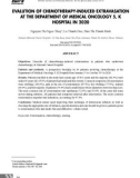 Đánh giá tình trạng thoát mạch trên bệnh nhân ung thư điều trị hóa chất tại khoa Nội 5 Bệnh viện K năm 2020