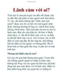 Lãnh cảm với ai?