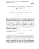 Reusing sludge from surface water treatment plant for hexavalent chromium adsorption in aqueous solution