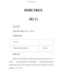 DOBUTREX (Kỳ 1)