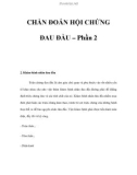 CHẨN ĐOÁN HỘI CHỨNG ĐAU ĐẦU – Phần 2