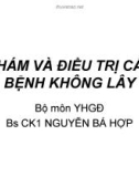 Bài giảng Khám và điều trị các bệnh không lây - BS. Nguyễn Bá Hợp