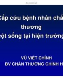 Cấp cứu bệnh nhân chấn thương cột sống tại hiện trường (Phần 1)