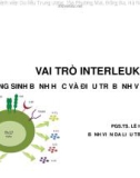 Bài giảng Vai trò Interleukin 17 trong sinh bệnh học và điều trị bệnh vảy nến - PGS.TS. Lê Hữu Doanh