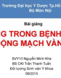 Bài giảng ECG trong bệnh lý động mạch vành - BS.CKI. Trần Thanh Tuấn