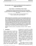 First-principles study on the structural and electronic properties of single-layer MoSi2N4