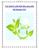 Các bệnh lý phổ biến liên quan đến bất thường NST