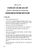 Sổ tay quy trình thực hành hộ sinh trung học - Môn học 18