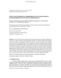 Effect of geometrical properties on localized surface plasmon resonance of gold nanoparticles