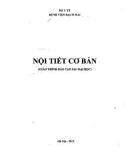 Giáo trình Nội tiết cơ bản (giáo trình đào tạo sau đại học): Phần 1