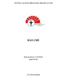 Giáo trình Bào chế (Ngành: Dược - Trình độ: Cao đẳng) - CĐ Phạm Ngọc Thạch Cần Thơ