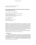 Heat conductance oscillations in two weakly connected charge Kondo circuits