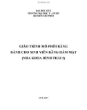 Giáo trình- Mô phôi răng miệng - phần 1