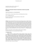 Impact of magnetic field on magnetic states in kagome magnets