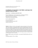 Contribution of unparticles to the Møller scattering in the Randall-Sundrum model