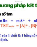 Bài giảng Hóa dược: Phương pháp kết tủa