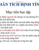 Bài giảng Hóa dược: Phân tích định tính