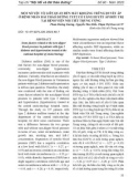 Một số yếu tố liên quan đến mất khoảng trũng huyết áp ở bệnh nhân đái tháo đường typ 2 có tăng huyết áp điều trị tại Bệnh viện Nội tiết Trung ương