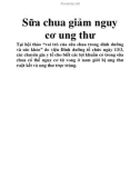 Sữa chua giảm nguy cơ ung thư